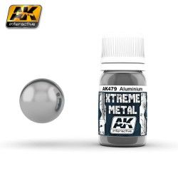 Pintura AK Interactive AK479 Xtreme Metal Color Aluminium Metalique 30 ml