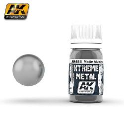 Pintura AK Interactive AK488 Xtreme Metal Color Auminium Mat 30 ml
