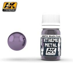 Pintura AK Interactive AK674 Xtreme Metal Color Violet Métallique 30 ml
