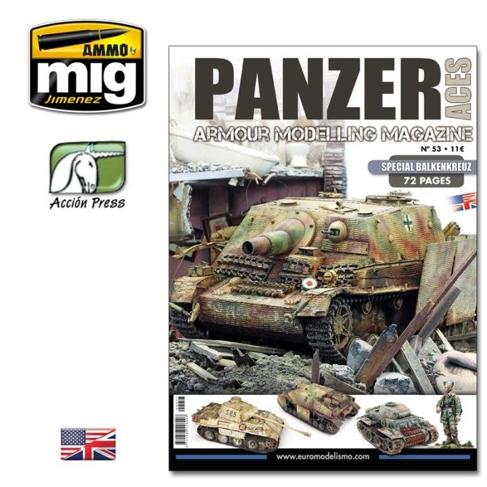 Panzer Ace N°53 Special Balkenkreuz (versión inglesa)