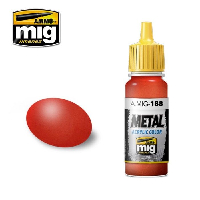 Mig Jimenez A.MIG-0188 Rojo metalizado