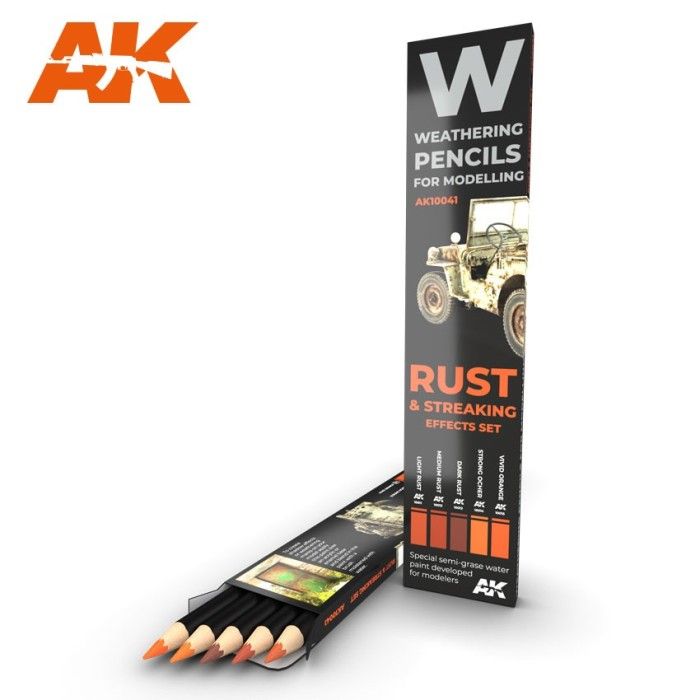 AK10041 Set de lápices de acuarela Óxido y estrías