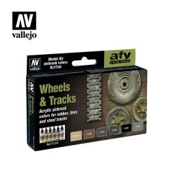 AFV Color Series - Juego de ruedas y camiones