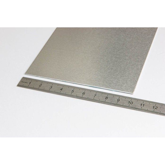 Placa de aluminio - 0,80 mm X 100 mm X 250 mm
