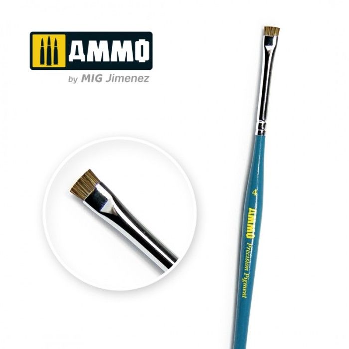 Pincel pigmentador de precisión AMMO, tamaño 4