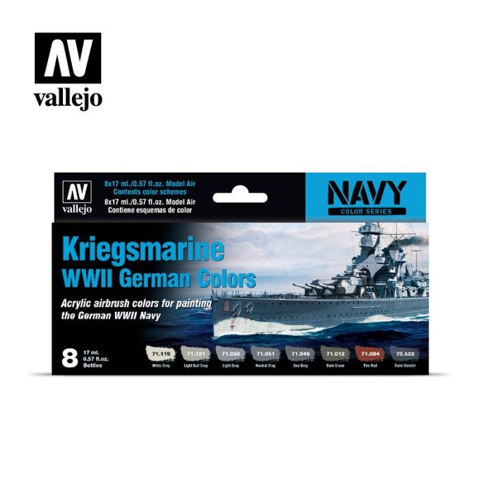 Kriegsmarine WWII Colores Alemanes 71615