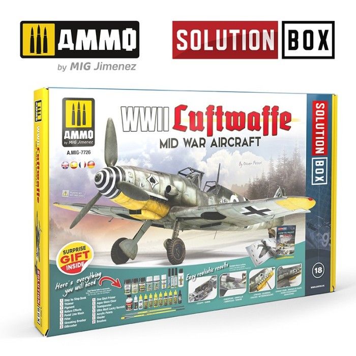 SOLUTION BOX WWII Luftwaffe Aviones de Media Guerra