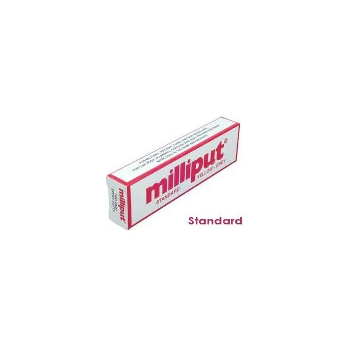 Milliput, pasta epoxi bicomponente de grano estándar (Amarillo/Gris)