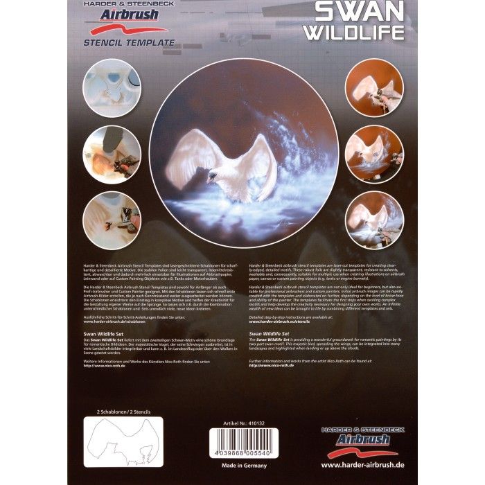 Plantilla Swan Wildlife