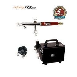 Infinity X CR Plus Solo Airbrush Paquete (0.15mm) + Compresor RM 2600