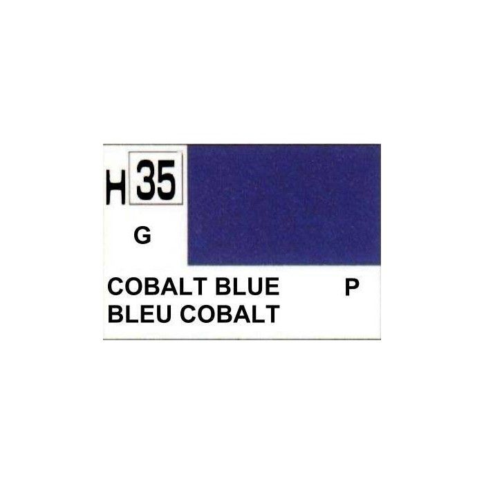 Pinturas acuosas Hobby Color H035 Azul cobalto