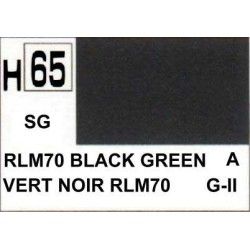 Pinturas acuosas Hobby Color H065 RLM70 Negro Verde