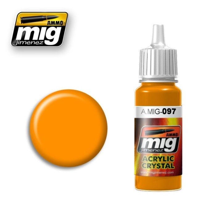 Mig Jimenez Crystal Colors A.MIG-0097 Pintura Crystal Orange