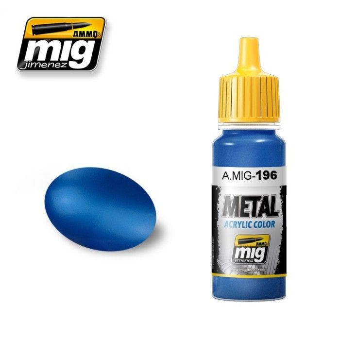 Pintura Mig Jimenez Métallic Colors A.MIG-0196 Warhead Metallic Blue
