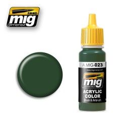 Pintura Mig Jimenez Colores Auténticos A.MIG-0023 Verde Protector